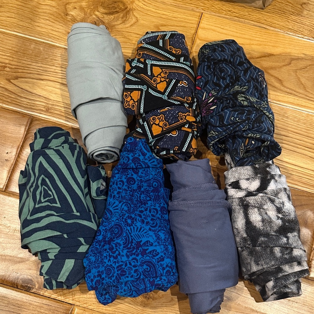 Colorful Patterned Leggings Set